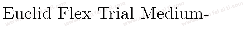 Euclid Flex Trial Medium字体转换